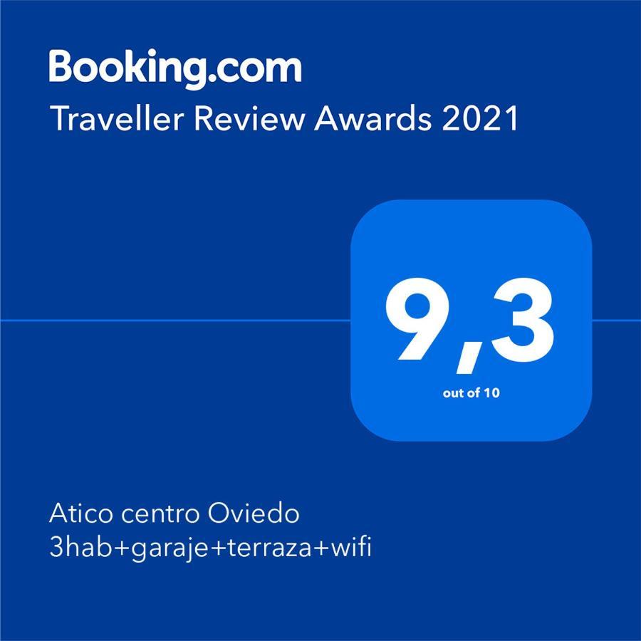 Atico Centro Oviedo 3Hab+Garaje+Terraza+Wifi Appartement Buitenkant foto